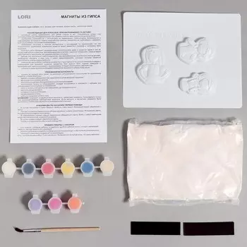 Магниты из гипса. Царевны «Царевны. Соня, Аленка и Варя»