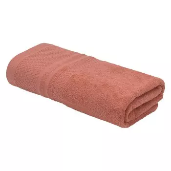 Махровое полотенце, размер 70х130 см, цвет розовый