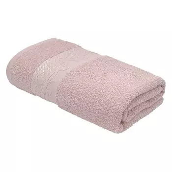 Махровое полотенце, размер 70х130 см, цвет розовый