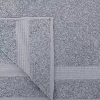 Махровое полотенце, размер 70х130 см, цвет серый