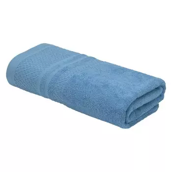 Махровое полотенце, размер 70х130 см, цвет синий