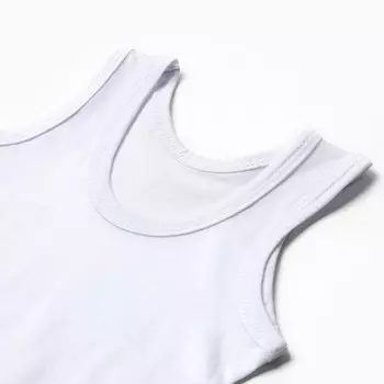 Майка детская, цвет белый, рост 158 см