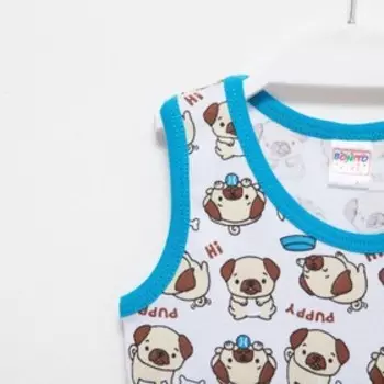 Майка детская, цвет темно-бирюзовый, рост 62