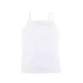 Майка для девочек Funny, рост 134-140 см, цвет белый