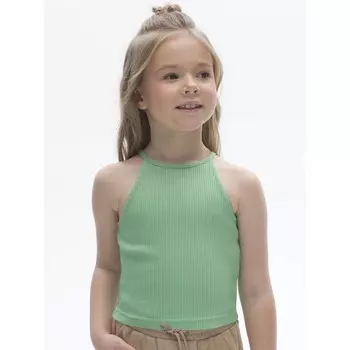 Майка для девочек, рост 110 см, цвет яблочный