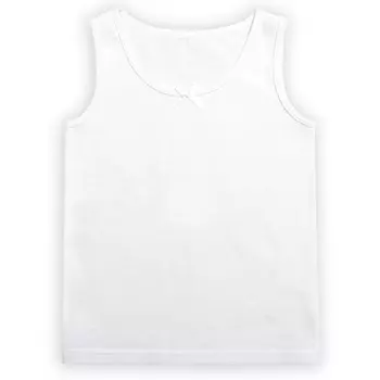 Майка для девочек, рост 110 см, цвет белый