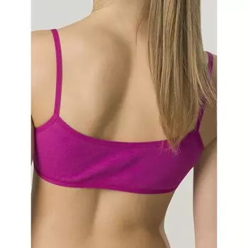 Майка для девочек, рост 140 см, цвет пурпурный