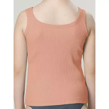 Майка для девочек, рост 98 см, цвет персиковый