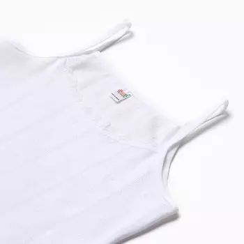 Майка для девочки, цвет белый, рост 134-140 см