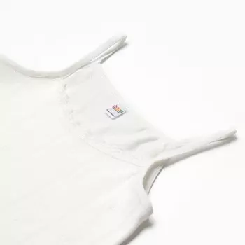 Майка для девочки, цвет кремовый, рост 122-128 см