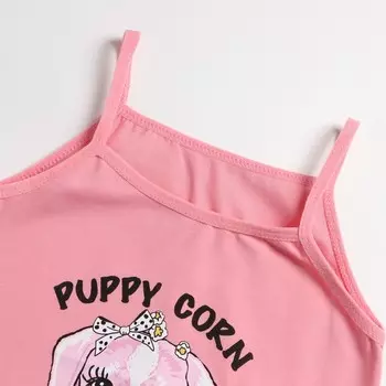 Майка для девочки, цвет ягодный, рост 110-122 см