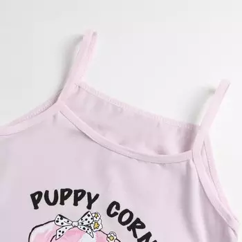 Майка для девочки, цвет сиреневый, рост 140-146 см