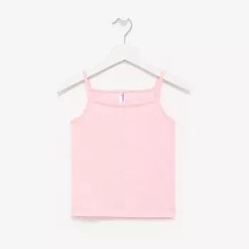 Майка для девочки, цвет светло-розовый, рост 104 см