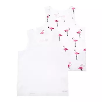 Майка для девочки PlayToday, рост 110 см, 2 шт