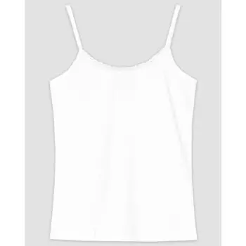 Майка для девочки, рост 110-116 см, цвет белый