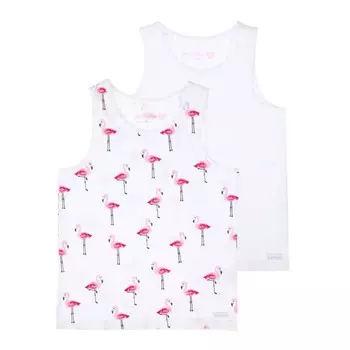 Майка для девочки, рост 140 см, 2 шт