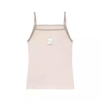 Майка для девочки Toys, рост 122-128 см, цвет бежевый