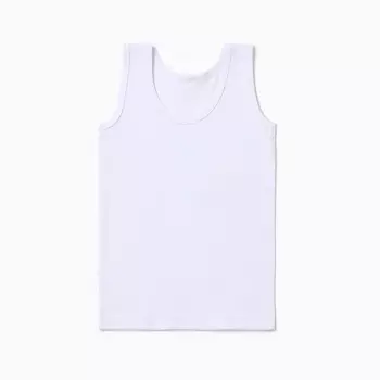 Майка для мальчика 7141/7142, цвет белый, р-р 36