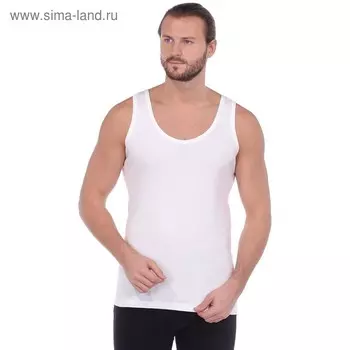 Майка мужская, цвет белый, размер 50 (M)