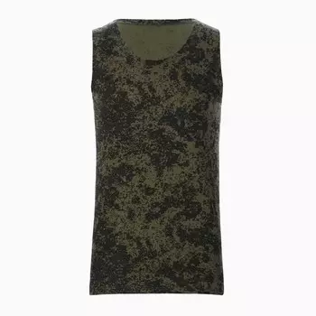 Майка мужская камуфляж пиксель, цвет зелёный, размер 52-54