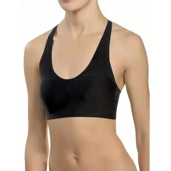 Майка-топ женская, размер L, цвет чёрный