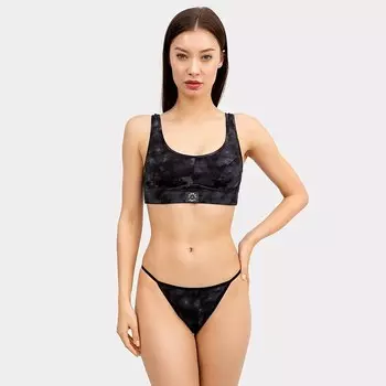 Майка (топ) женский, цвет черный, размер 48 (L)