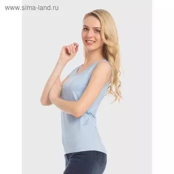 Майка женская CE LD 712, размер 44, рост 170 см, цвет голубой
