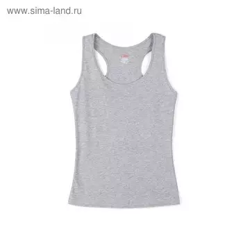 Майка женская Celg Basic Lm 646, размер 42, рост 170-176 см, цвет серый