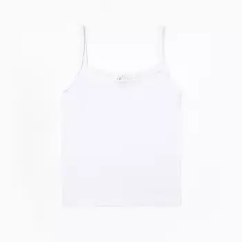 Майка женская, цвет белый, р-р 52