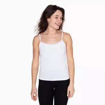 Майка женская, цвет белый, размер 58