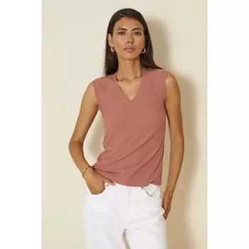 Майка женская Eliseeva Olesya, размер 46, цвет коричневый