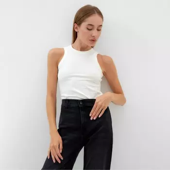 Майка женская MINAKU: Basic line цвет экрю,р-р 46