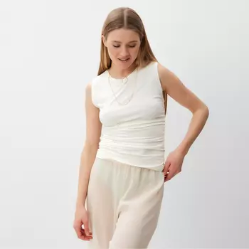 Майка женская MINAKU: Basic line, размер 46, цвет экрю