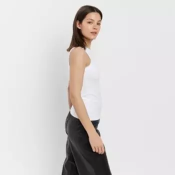 Майка женская MINAKU: Basic line цвет белый, р-р 48