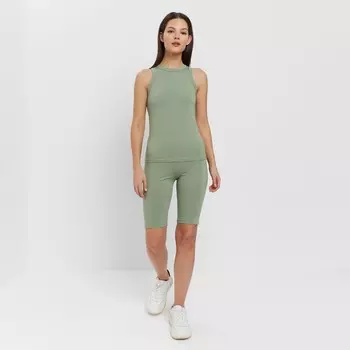 Майка женская MINAKU: Basic line, размер 42, оливковая