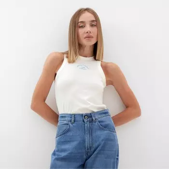 Майка женская MINAKU: SPORTY & STYLISH цвет экрю,р-р 44