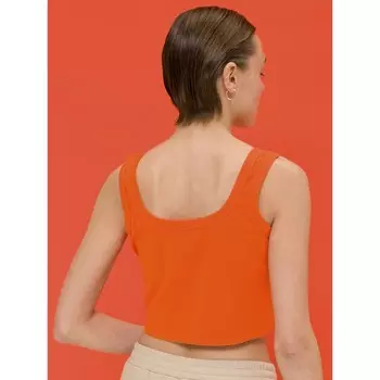 Майка женская, размер 42, цвет оранжевый