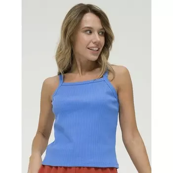 Майка женская, размер 46, цвет голубой