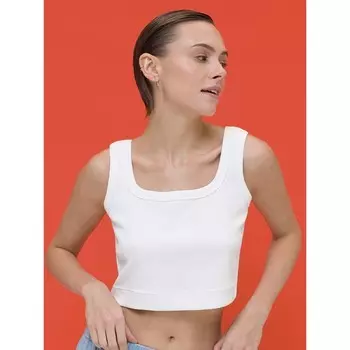 Майка женская, размер 48, цвет белый