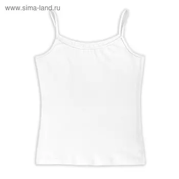 Майка женская, размер XL, цвет белый