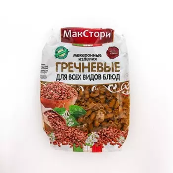 Макаронные изделия Макстори, гречневые, 350 г