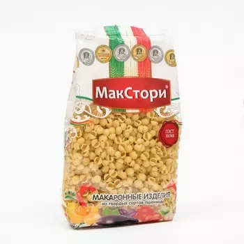 Макаронные изделия Макстори, ракушки, 400 г