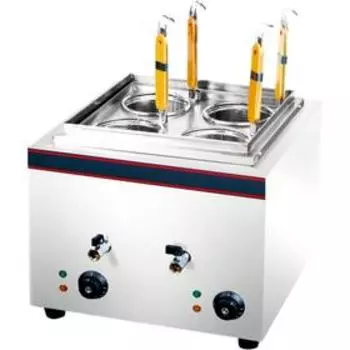 Макароноварка VIATTO VPC-4, 4 кВт, 8 л, 4 корзины, 50-200°C, серебристая