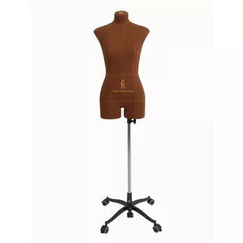 Манекен портновский Моника, комплект Стандарт, размер 42, цвет карамельный, подставка «Милан»