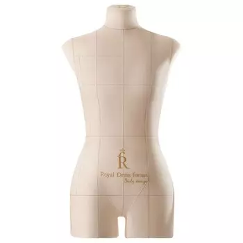 Манекен портновский Моника, комплект Премиум, размер 42, цвет бежевый, накладки и правая рука