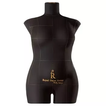 Манекен портновский Моника, комплект Премиум, размер 54, цвет чёрный, накладки и правая рука