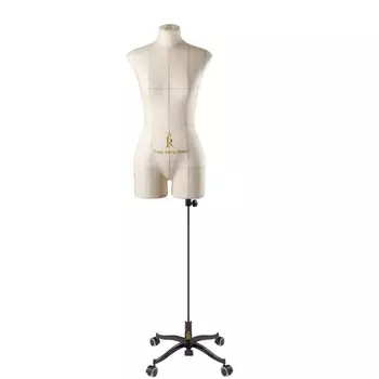 Манекен портновский Моника, комплект Стандарт, размер 42, бежевый, подставка «Милан» и чехол-накидка