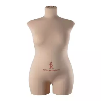 Манекен портновский женский Виктория, комплект Про, размер 52, цвет бежевый, подставка Милан