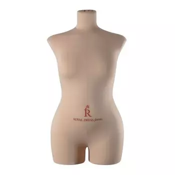 Манекен портновский женский Виктория, комплект Про, размер 46, цвет бежевый, подставка Милан