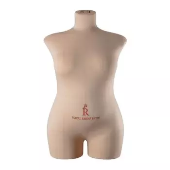 Манекен портновский женский Виктория, комплект Про, размер 54, цвет бежевый, подставка Милан